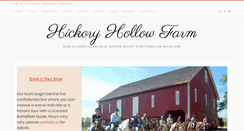 Desktop Screenshot of hickoryhollowfarm.com